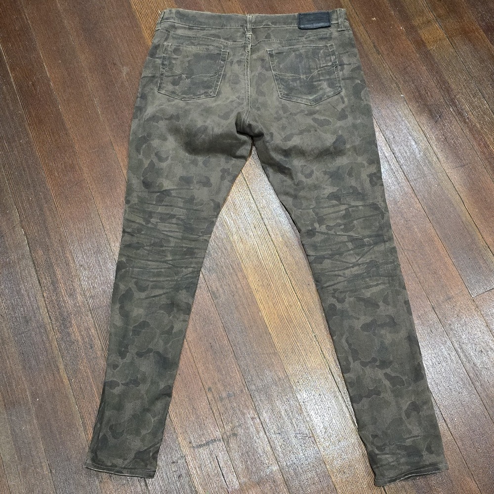 Polo Ralph Lauren Women's Tompkins Skinny Waxed Camouflage Jeans Size 36x32‎ - Picture 2 of 11